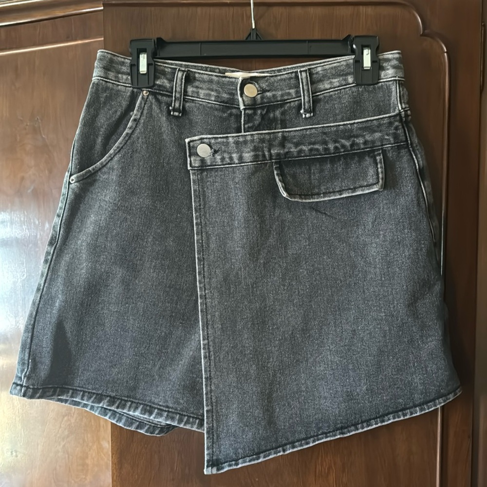 PINKYOTTO Black Denim Mini Skirt | SIZE M